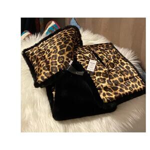 WHBM Faux Fur Stole Wrap or Scarf